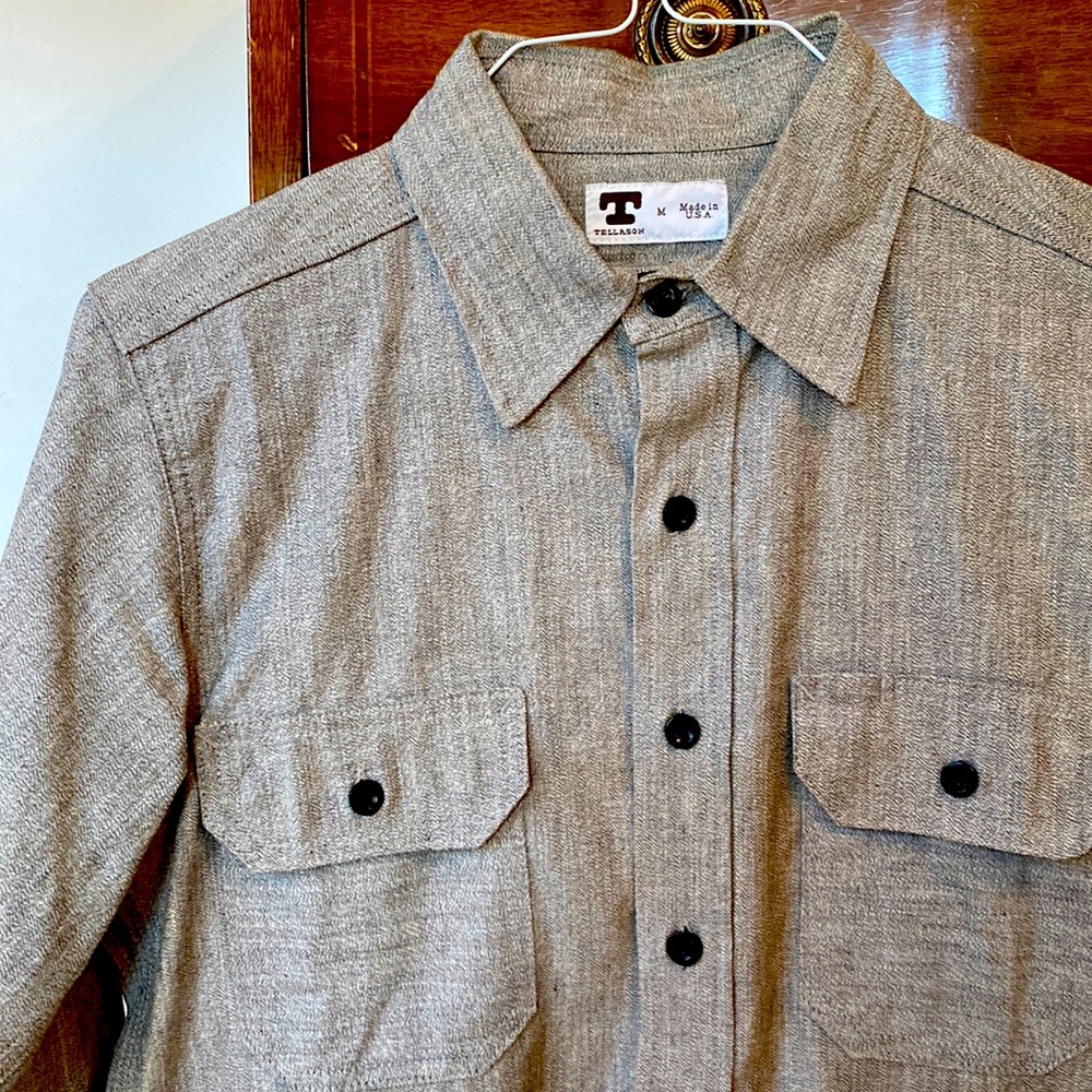 Tellason Clampdown Men’s Shirt Medium. Made in USA.